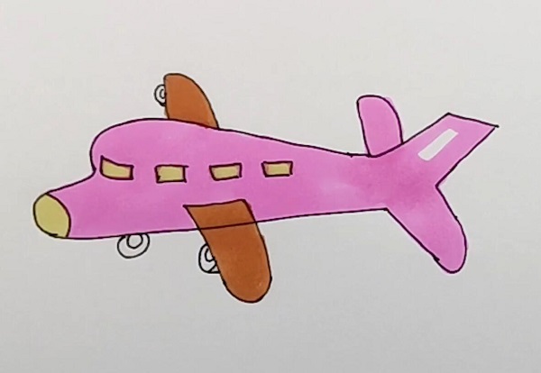 飞机怎么画好看又简单 飞机简笔画的画法