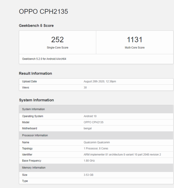 OPPOA53s参数配置-OPPOA53s手机性能详情