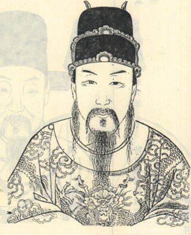 刘备的祖先中山靖王画像